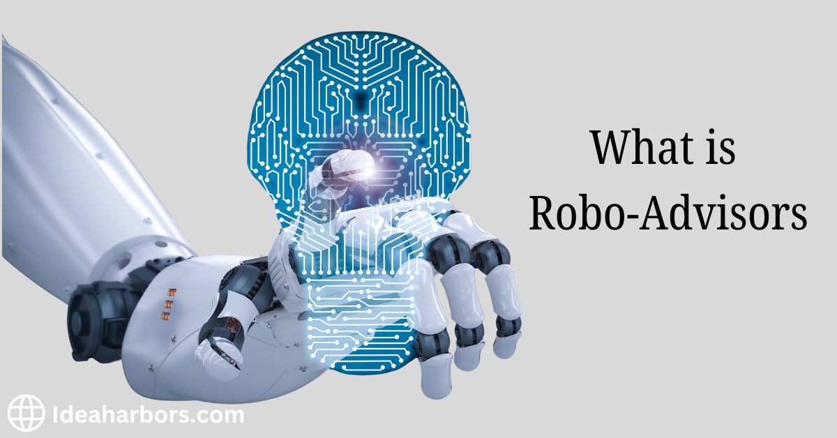 Illustration of a minimalist representation of robo-advisors, symbolizing automation in financial management.