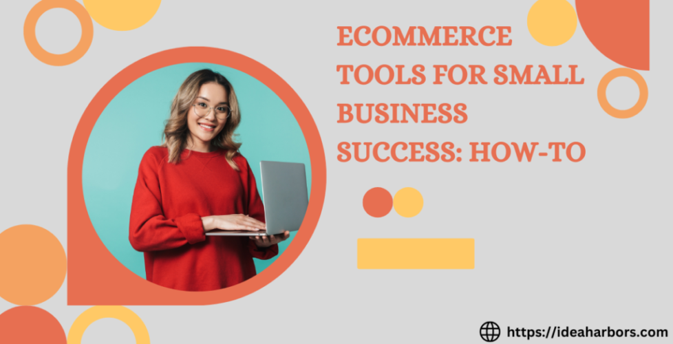 A girl using a laptop, focusing on eCommerce tools for small business success.