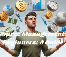 A person juggling different types of resources such as money, time, and energy, with a puzzled expression on their face - representing resource management.