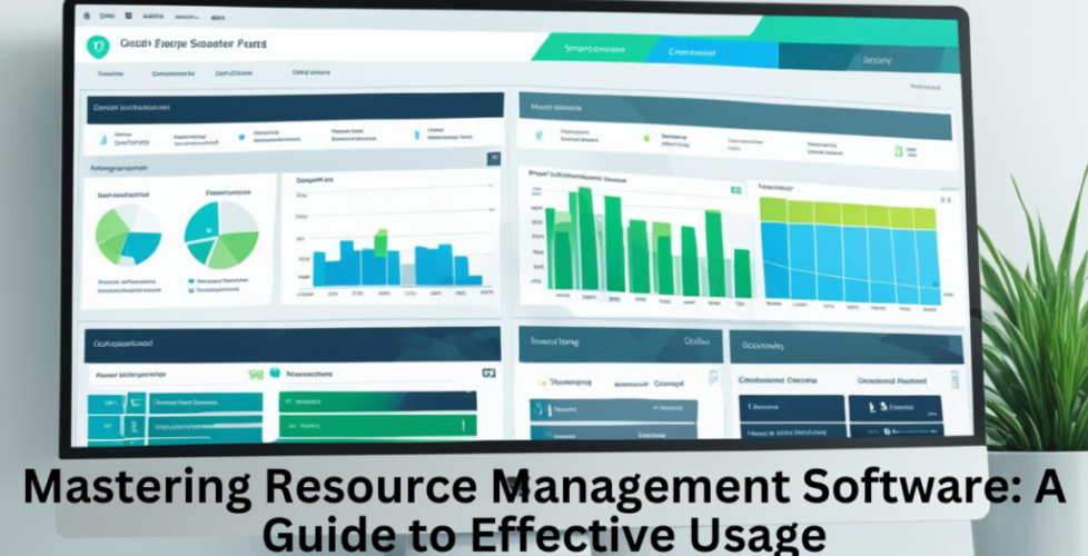 A digital dashboard displaying multiple resources being managed and optimized through a centralized Resource Management Software platform.